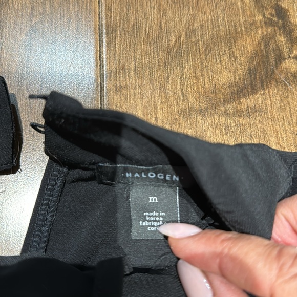 Halogen stretch black top sz M - Picture 3 of 5